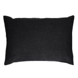 CUSHION DARK GREY 100% LINEN     - CUSHIONS